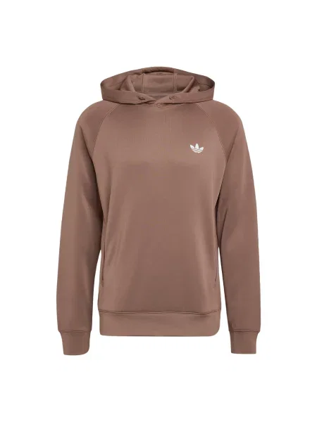 ADIDAS ORIGINALS Μπλούζα φούτερ Trefoil Essentials μόκα λευκό