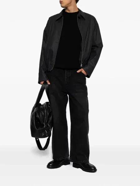 Pulover Canada Goose cu autograf negru