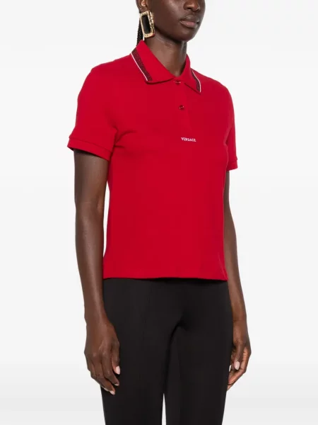 Tricou polo Versace roșu