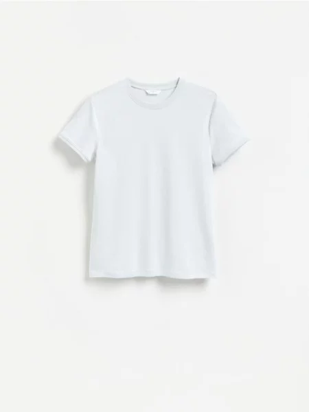 Reserved t-shirt slim fit jasnoniebieski