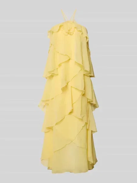 Długa sukienka z detalami w stylu falban 3d model DELILAH' Vero Moda
