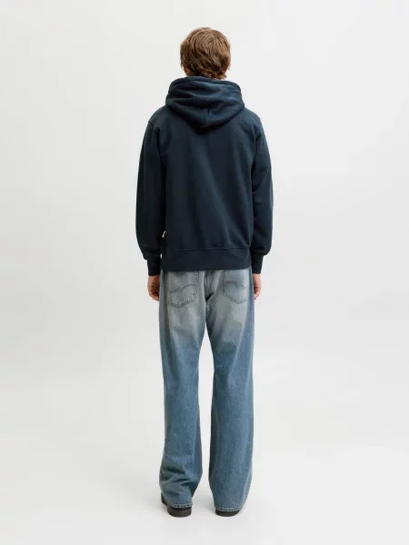 JACK & JONES Mikina JORFREDERIKSBERG námornícka / námornícka modrá