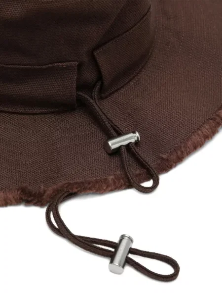 Klobouk bucket Jacquemus hnědý