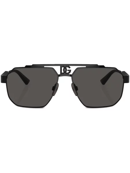 Ochelari de soare Dolce & Gabbana Eyewear cu autograf negru