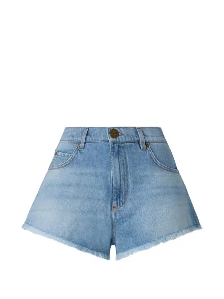 Pantaloni scurți din denim Pinko albastru