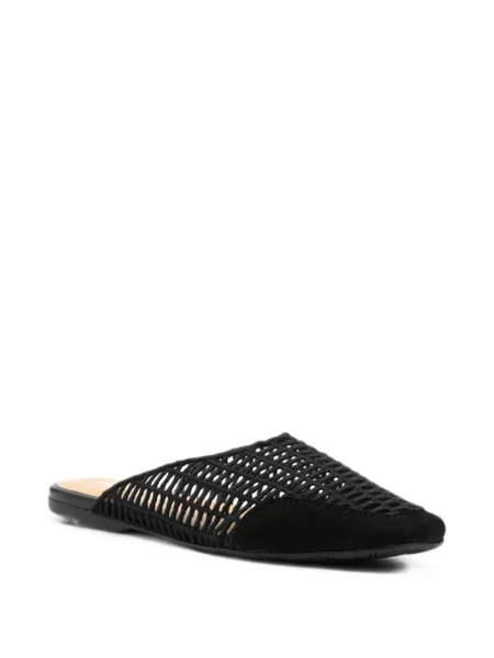 Papuci tip mules Patrizia Pepe negru