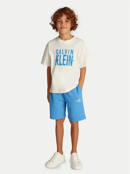Calvin Klein Jeans T-shirt Bold Graphic Écru