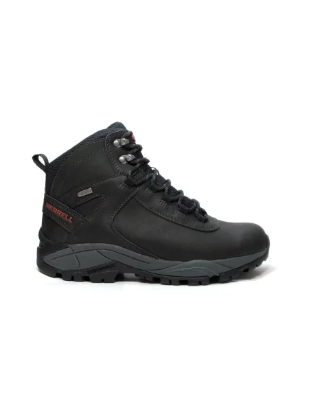 Kožené nepromokavé kozačky Merrell černé