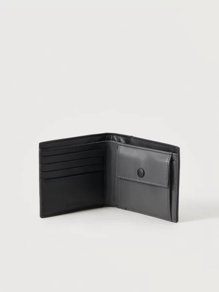 Calvin Klein Peňaženka tmavosivá čierna