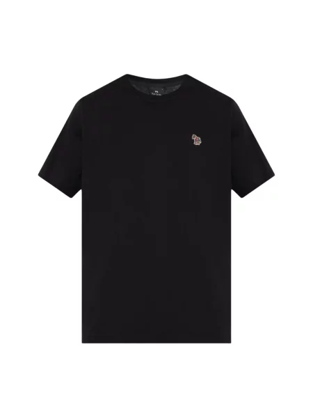 Koszulka Ps Paul Smith z logo w zebrę czarna