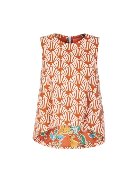 Top La Doublej różowy