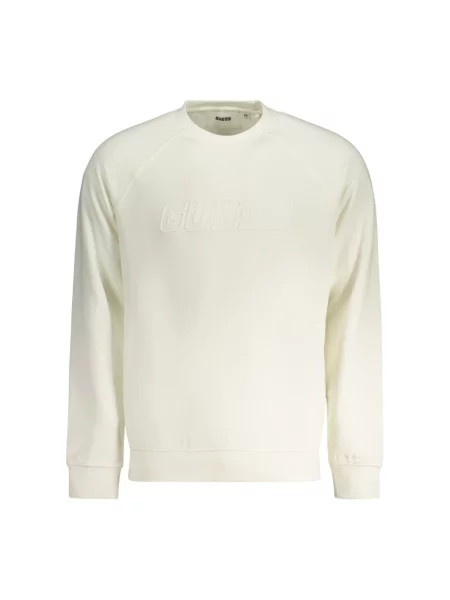 Bluza Guess z długim rękawem biała