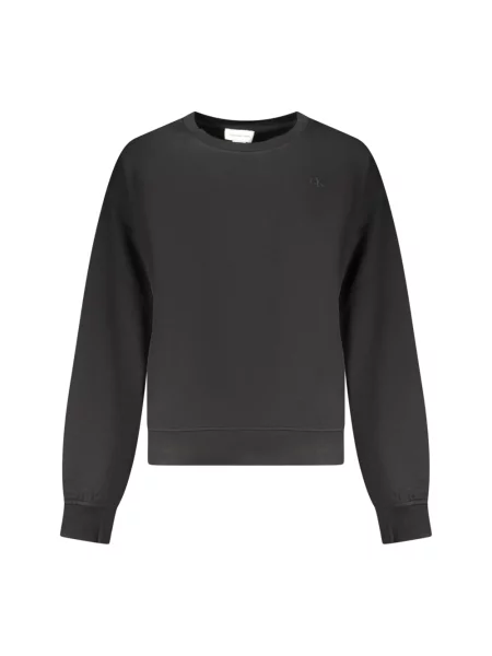 Bluza z kapturem Calvin Klein ze ściągaczem czarna