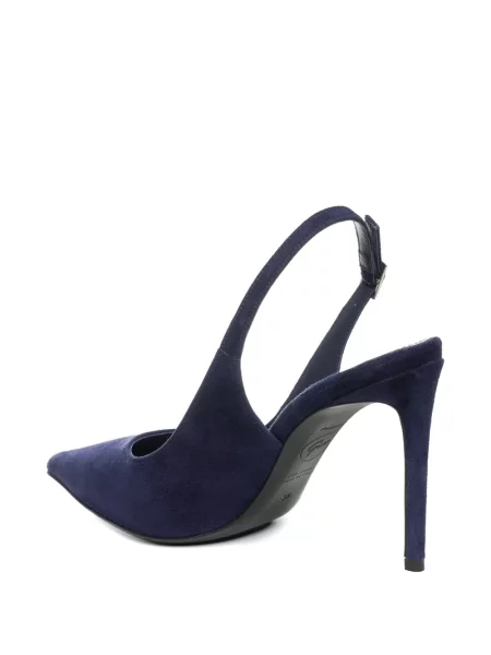 Pantofi cu toc Ginissima slingback albastru