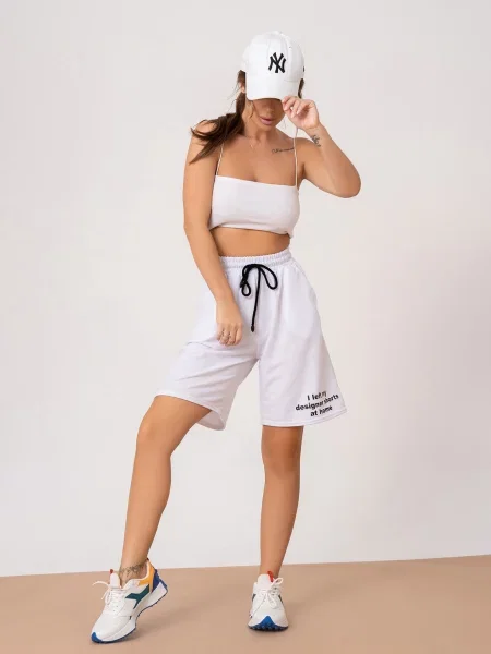 ISSA Plus Шорти джогери без підкладки білий