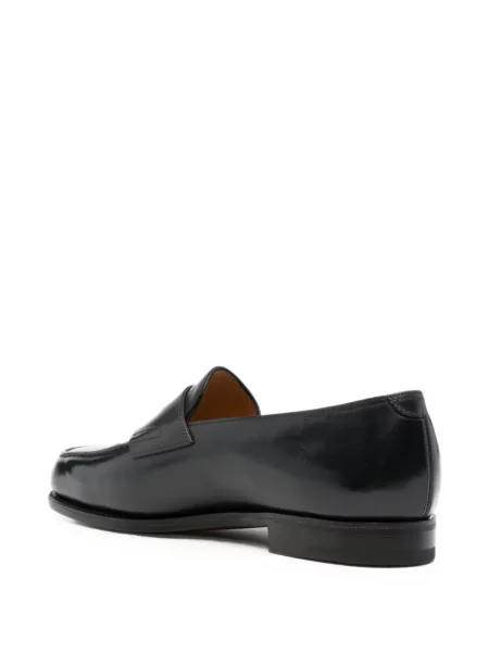 Pantofi loafer John Lobb din piele albastru