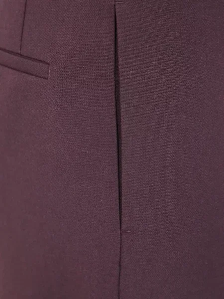 Pantaloni Jil Sander de lână violet