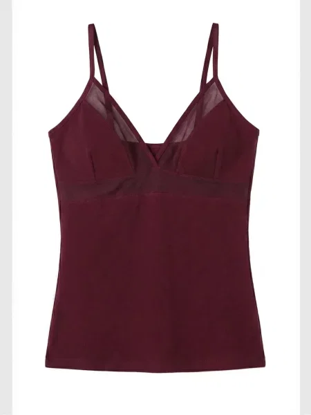 ÖTS Top Tanktops & Camis burgund
