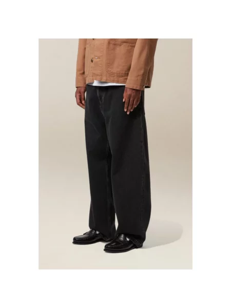 Spodnie Carhartt WIP Brandon Pant Black Stone Washed S czarne