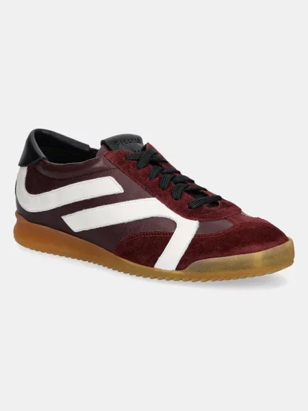 Proenza Schouler sneakers din piele Track bordo