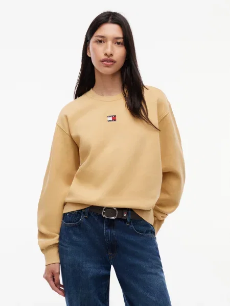 Tommy Jeans Mikina béžová