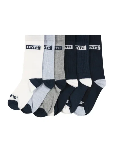 Levi's Kids Ponožky námornícka modrá / opálová / sivá melírovaná biela