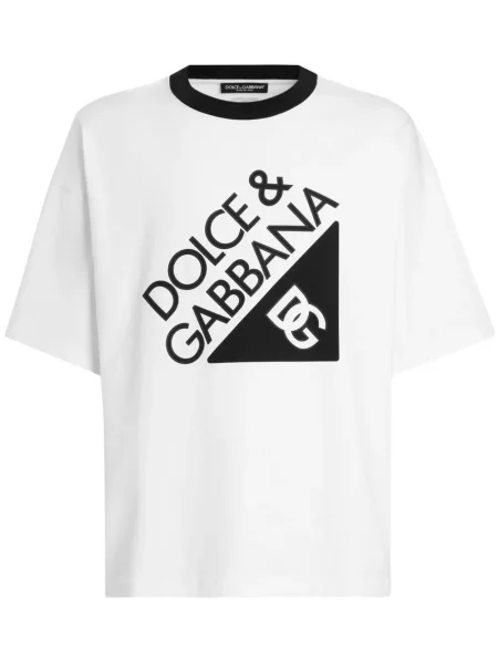 Tricou Dolce & Gabbana cu imagine alb