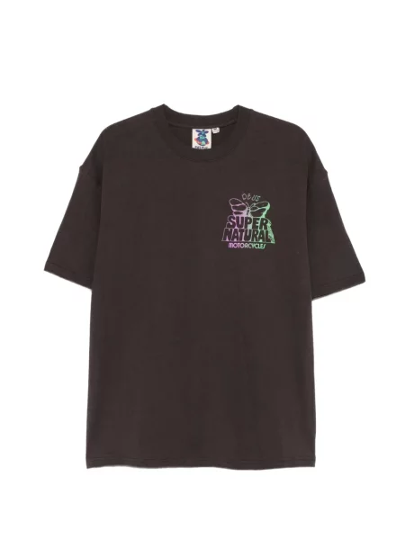Tricou Deus Ex Machina cu imagine gri
