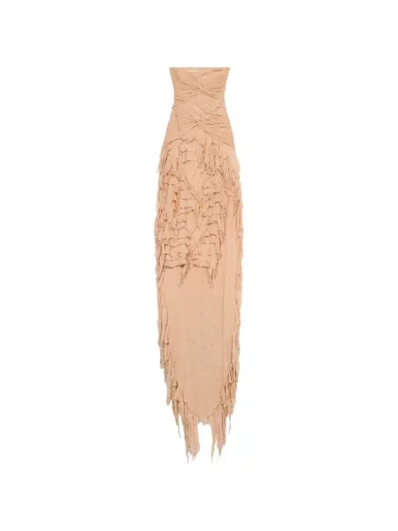 Rochie maxi Blumarine cu volane