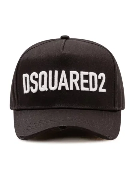 Czapka z daszkiem Dsquared2 czarna