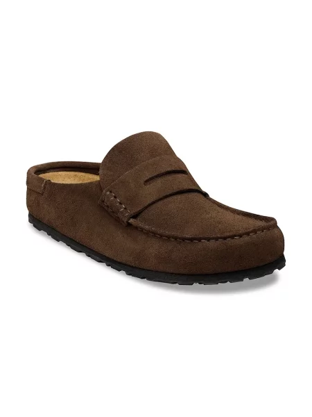Natikači iz semiša Birkenstock Naples rjava