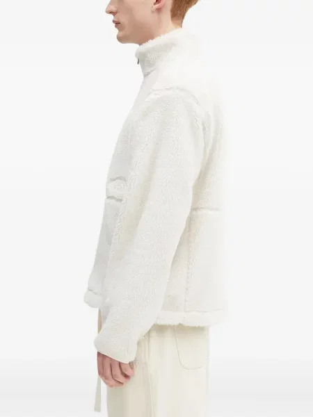 Половин цип яке The North Face бяло
