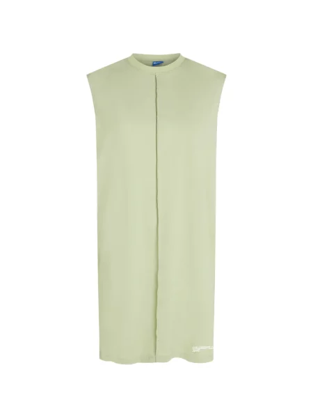 Rochie din denim Karl Lagerfeld Jeans verde