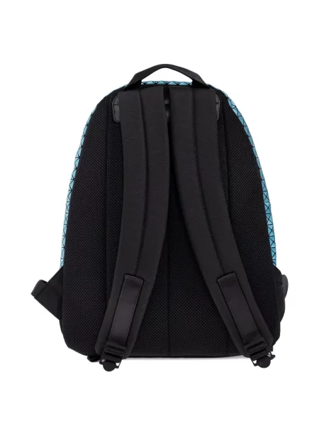 Rucsac Bao Bao Issey Miyake cu imprimeu geometric albastru