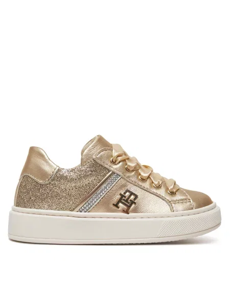 Dječje tenisice Tommy Hilfiger zlatna