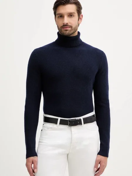 Pulover Sisley mornarsko modra