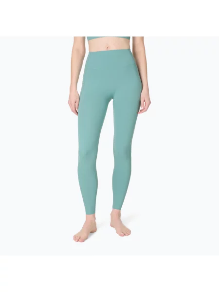 Legginsy treningowe Sweaty Betty Ultimate Studio Ribbed green zielone