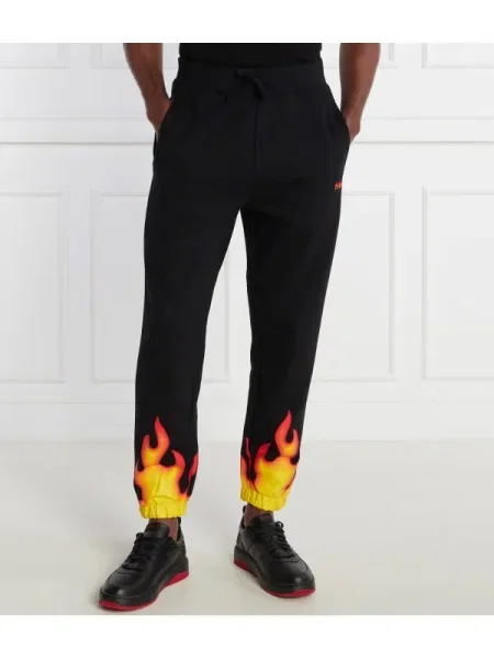 HUGO Pantaloni de trening Doblo negru