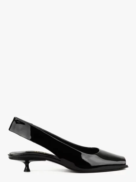 Мюлі LeBERDES лакова натуральна шкіра чорний