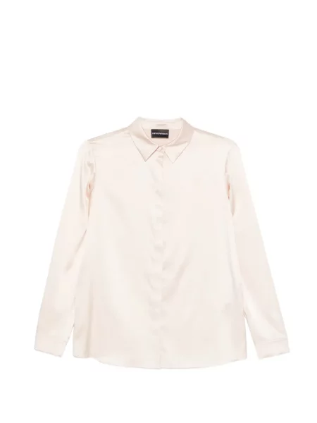 Cămașă Emporio Armani de mătase