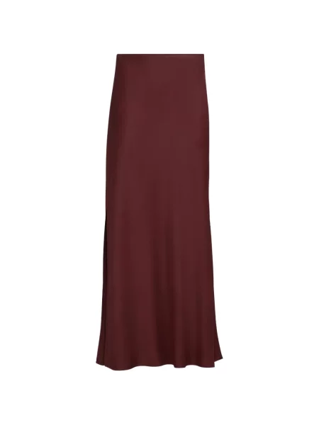 Fustă Brunello Cucinelli din satin roșu