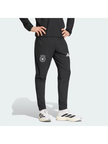 Adidas Tréninkové Kalhoty Německo Tiro Travel černá