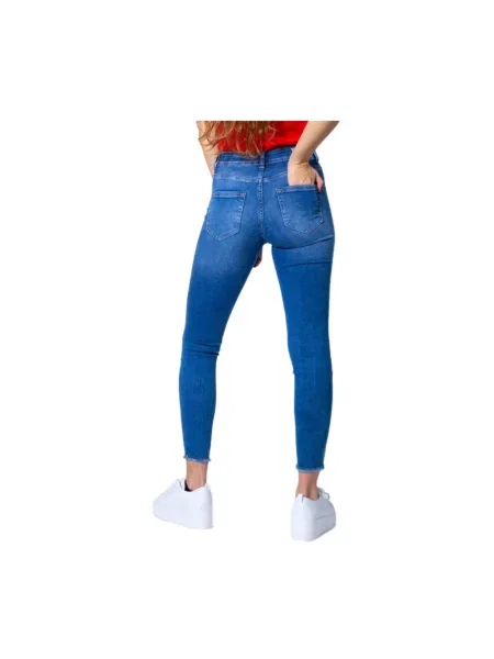 Szerokie jeansy Only niebieskie