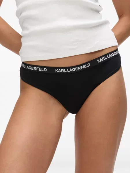 Stringai Karl Lagerfeld su autografu juoda
