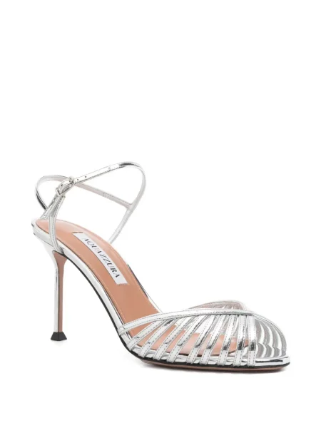 Sandale Aquazzura argintiu