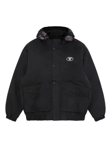 Geacă Aape By A Bathing Ape cu glugă negru