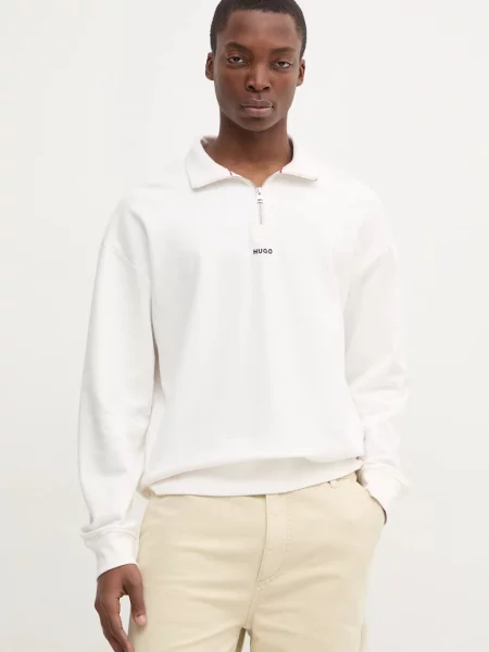 HUGO Hanorac | Relaxed fit alb