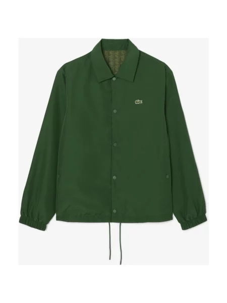 Kurtka Lacoste Reversible Bi Material Monogram L-XL zielona