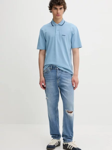Polo majica Hollister Co. modra