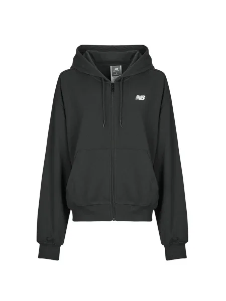 Geacă New Balance din material terry negru